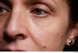 Eye Nose Cheek Ear Hair Skin Woman Birthmarks Slim Wrinkles Studio photo references